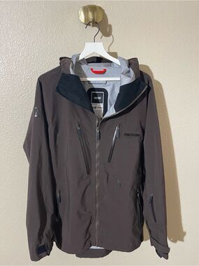 Faction Men’s Brown Hooded Ski Jacket